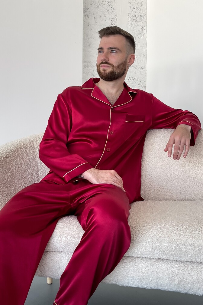 Red Silk Pyjamas Mens Size Red Silk Pyjamas Mens Best Mens Silk
