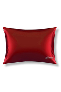 Pillowcase made of 100% natural silk. Red 22mmi[100-shelkovaya-naturalnaya-rozovaya-sorochka-samarkand-silk-kiss-samarkand-xs-32-34-1613.jpg]