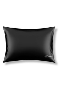 Pillowcase made of 100% natural silk. Black 22mmi[100-shelkovaya-naturalnaya-rozovaya-sorochka-samarkand-silk-kiss-samarkand-xs-32-34-1613.jpg]
