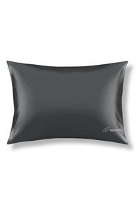 Pillowcase made of 100% natural silk. Dark gray 22 mmi[100-shelkovaya-naturalnaya-rozovaya-sorochka-samarkand-silk-kiss-samarkand-xs-32-34-1613.jpg]