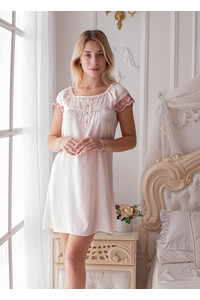 Шелковая женская ночная рубашка "Самарканд". TM"Silk Kiss". Samarkand. Натуральный 100% шелк, Размер: S