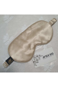 Sleep mask made of natural 100% silk TM "Silk Kiss", beige[100-shelkovaya-naturalnaya-rozovaya-sorochka-samarkand-silk-kiss-samarkand-xs-32-34-1613.jpg]