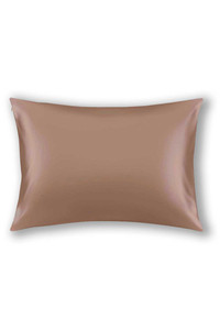 Pillowcase made of 100% natural silk. Cappuccino 22 mmi. 50 * 70 cm silk pillowcase[100-shelkovaya-naturalnaya-rozovaya-sorochka-samarkand-silk-kiss-samarkand-xs-32-34-1613.jpg]