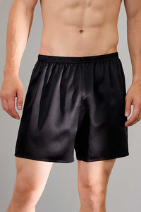 Мужские шелковые трусы "Сантьяго", цвет: черные TM "Silk Kiss"., Размер: M