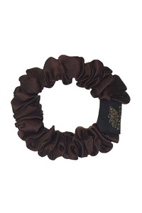 Silk hair band made of natural 100% silk, thin. Color chocolate[100-shelkovaya-naturalnaya-rozovaya-sorochka-samarkand-silk-kiss-samarkand-xs-32-34-1613.jpg]