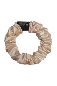 Silk hair band made of 100% natural silk, thin. Champagne color[100-shelkovaya-naturalnaya-rozovaya-sorochka-samarkand-silk-kiss-samarkand-xs-32-34-1613.jpg]