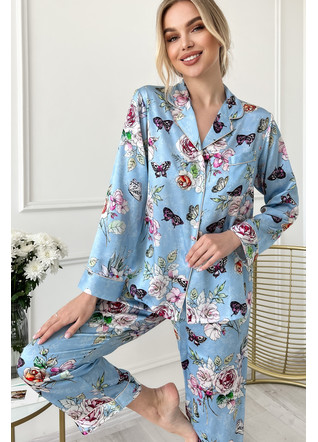 Shovkov's woman pajamas "Mexico" TM "Silk Kiss". 100% natural seam, Size: M[100-shelkovaya-naturalnaya-rozovaya-sorochka-samarkand-silk-kiss-samarkand-xs-32-34-1613.jpg]