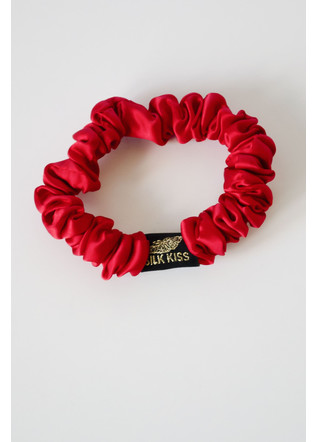 Hair band made of natural 100% silk, red thin silk[100-shelkovaya-naturalnaya-rozovaya-sorochka-samarkand-silk-kiss-samarkand-xs-32-34-1613.jpg]