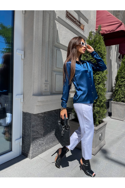 рубашка синя фото