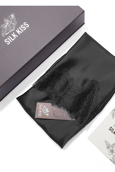 Шовкова жіноча комбінація "Верона". TM "Silk Kiss". Verona. Натуральний 100% шовк. Чорна, Розмір: S[100-shelkovaya-naturalnaya-rozovaya-sorochka-samarkand-silk-kiss-samarkand-xs-32-34-1613.jpg]