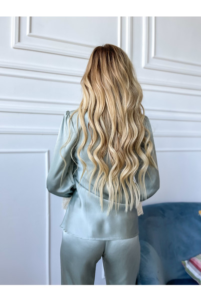 Шовкова жіноча піжама "Марсель". TM "Silk Kiss". Натуральний 100% шовк. Аквамариновий, Розмір: L[100-shelkovaya-naturalnaya-rozovaya-sorochka-samarkand-silk-kiss-samarkand-xs-32-34-1613.jpg]