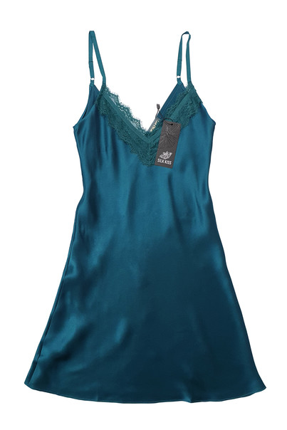 шелковая сорочка на тонких брителях