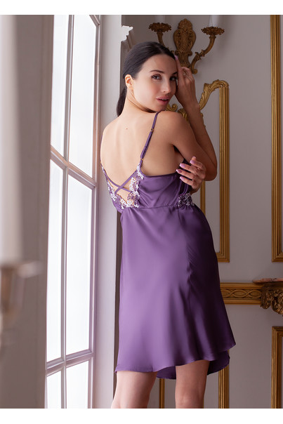 Шовкова жіноча нічна сорочка "Афіни". TM "Silk Kiss". Натуральний 100% шовк., Розмір: L[100-shelkovaya-naturalnaya-rozovaya-sorochka-samarkand-silk-kiss-samarkand-xs-32-34-1613.jpg]