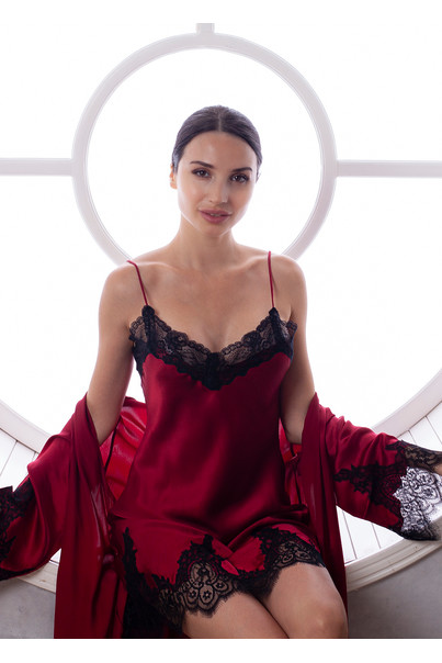 сорочка для сну із натурального шовку