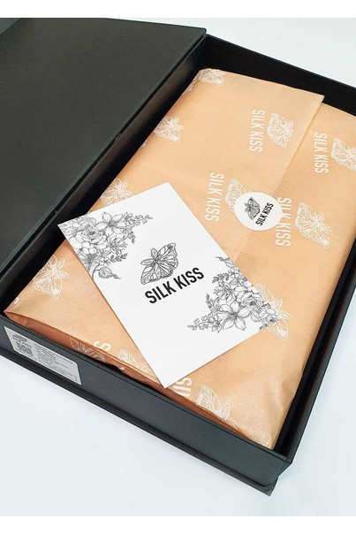 Silk women's nightgown and dressing gown. Shanghai set. TM "Silk Kiss". Shanghai. Natural 100% silk. White, Size: S[100-shelkovaya-naturalnaya-rozovaya-sorochka-samarkand-silk-kiss-samarkand-xs-32-34-1613.jpg]