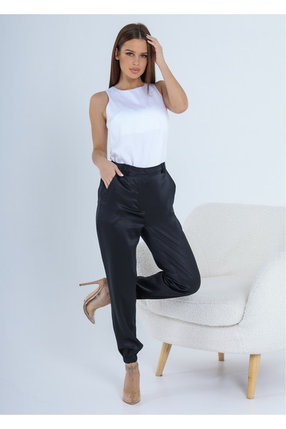 удобные брюки из натурального шелка удобные брюки из натурального шелка