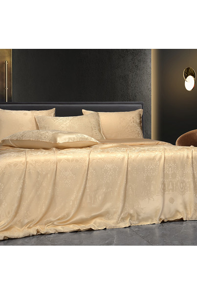 Комплект постільної білизни з натурального шовку "Пісочний мотив" 100% шовк[100-shelkovaya-naturalnaya-rozovaya-sorochka-samarkand-silk-kiss-samarkand-xs-32-34-1613.jpg]