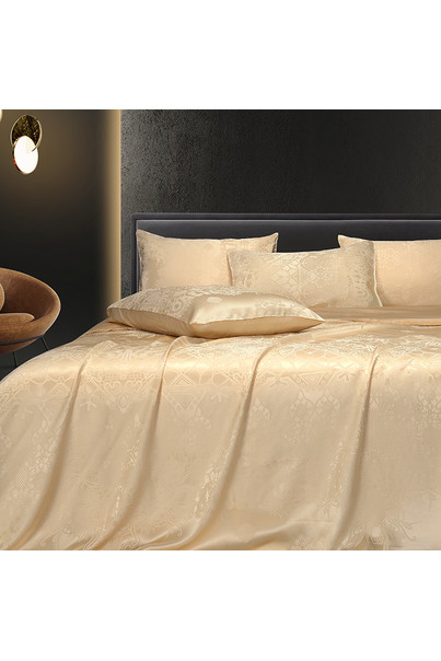 Комплект постільної білизни з натурального шовку "Пісочний мотив" 100% шовк[100-shelkovaya-naturalnaya-rozovaya-sorochka-samarkand-silk-kiss-samarkand-xs-32-34-1613.jpg]