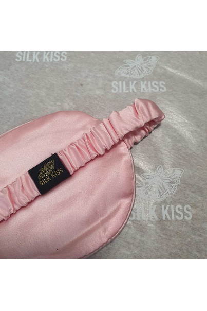 Sleep mask made of natural 100% silk TM "Silk Kiss", pink[100-shelkovaya-naturalnaya-rozovaya-sorochka-samarkand-silk-kiss-samarkand-xs-32-34-1613.jpg]
