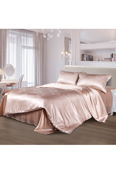 Natural silk powder bed linen, set. Naginata. 100% silk[100-shelkovaya-naturalnaya-rozovaya-sorochka-samarkand-silk-kiss-samarkand-xs-32-34-1613.jpg]