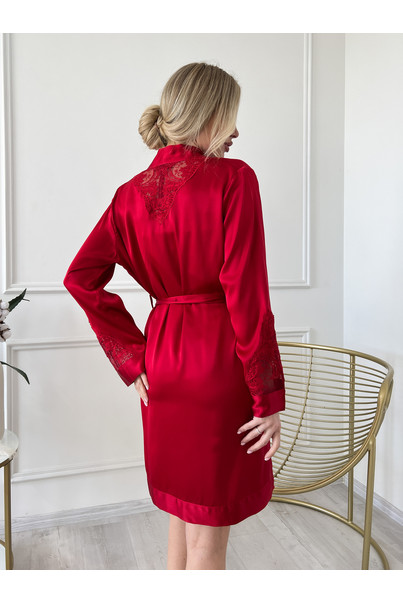 Шелковый комплект женский "Парма", винно-красный. TM"Silk Kiss". Натуральный 100% шелк, Размер: S, изображение 7 Шелковый комплект женский "Парма", винно-красный. TM"Silk Kiss". Натуральный 100% шелк, Размер: S, изображение 7