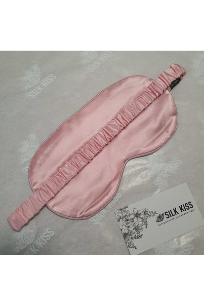 Sleep mask made of natural 100% silk TM "Silk Kiss", pink[100-shelkovaya-naturalnaya-rozovaya-sorochka-samarkand-silk-kiss-samarkand-xs-32-34-1613.jpg]