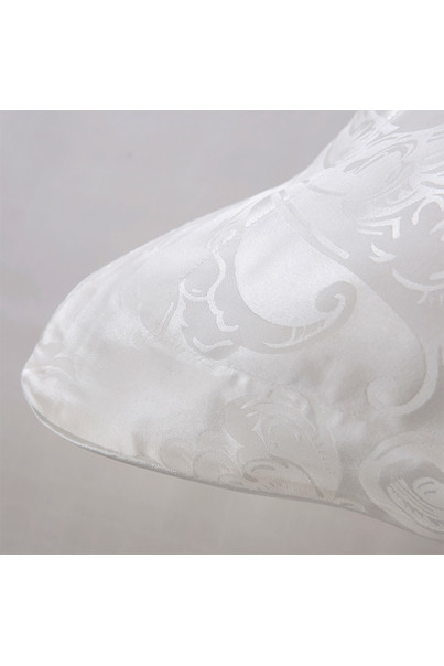 Наволочка шелковая из 100% натурального шелка. Королевский белый. Silk Kiss. Размер 50 х 70 см. Двусторонняя, изображение 3