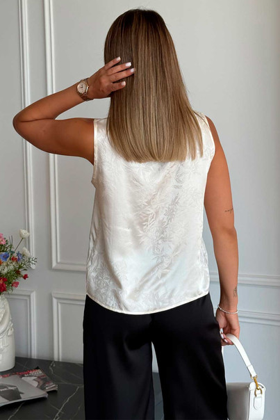 Майка шовкова з візерунком, із натурального шовку Silk Kiss. Колір шампань, Розмір: L[100-shelkovaya-naturalnaya-rozovaya-sorochka-samarkand-silk-kiss-samarkand-xs-32-34-1613.jpg]