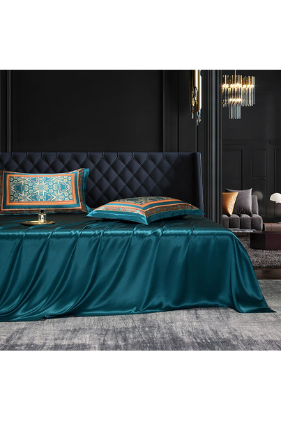 Set of silk bed linen, with patterns. 1001 nights. Natural 100% silk[100-shelkovaya-naturalnaya-rozovaya-sorochka-samarkand-silk-kiss-samarkand-xs-32-34-1613.jpg]