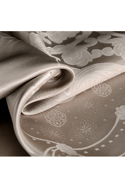 Постельное белье шелковое, из натурального шелка, бежевое. Пододеяльник, простыня, 2 наволочки. Роскошный перламутр. Silk Kiss, изображение 5