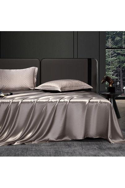 Постільна білизна шовкова, з натурального шовку. Підковдра, простирадло, 2 наволочки. Бежевий. Карамель під зірками. Silk Kiss[100-shelkovaya-naturalnaya-rozovaya-sorochka-samarkand-silk-kiss-samarkand-xs-32-34-1613.jpg]