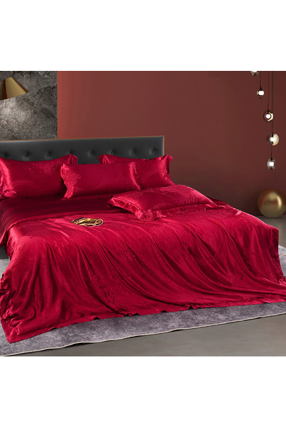 Silk bedding set Ruby Night. 100% natural silk[100-shelkovaya-naturalnaya-rozovaya-sorochka-samarkand-silk-kiss-samarkand-xs-32-34-1613.jpg]