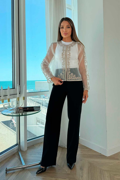 Жакет жіночий шовковий, колір білий, піджак із натуральної шовкової органзи, Розмір: S[100-shelkovaya-naturalnaya-rozovaya-sorochka-samarkand-silk-kiss-samarkand-xs-32-34-1613.jpg]