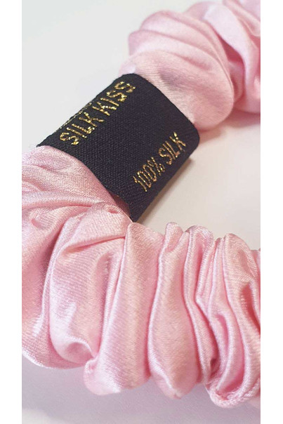 Гумка для волосся з натурального 100% шовку, рожева тонка шовкова[100-shelkovaya-naturalnaya-rozovaya-sorochka-samarkand-silk-kiss-samarkand-xs-32-34-1613.jpg]