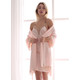 Шовкова жіноча нічна сорочка і халат. Комплект "Палермо". TM "Silk Kiss". Натуральний 100% шовк, Розмір: S[100-shelkovaya-naturalnaya-rozovaya-sorochka-samarkand-silk-kiss-samarkand-xs-32-34-1613.jpg]