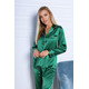 Шовкова жіноча піжама "Сідней". TM "Silk Kiss". Натуральний 100% шовк. Зелена, Розмір: M[100-shelkovaya-naturalnaya-rozovaya-sorochka-samarkand-silk-kiss-samarkand-xs-32-34-1613.jpg]