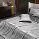 Комплект постельного белья из натурального шелка "Стальной узор" 100% шелк, изображение 9