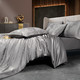 Комплект постельного белья из натурального шелка "Стальной узор" 100% шелк, изображение 14