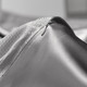 Комплект постельного белья из натурального шелка "Стальной узор" 100% шелк, изображение 12