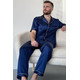 Шовкова чоловіча піжама "Сіетл", синя. TM "Silk Kiss" 100% натуральний шовк, Розмір: L[100-shelkovaya-naturalnaya-rozovaya-sorochka-samarkand-silk-kiss-samarkand-xs-32-34-1613.jpg]