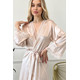 Silk women's combination and bathrobe "Florina", beige. TM "Silk Kiss". Natural 100% silk, Size: M[100-shelkovaya-naturalnaya-rozovaya-sorochka-samarkand-silk-kiss-samarkand-xs-32-34-1613.jpg]