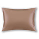 Наволочка из 100% натурального шелка. Капучино светло коричневая 22 mmi. 50*70 см. Двусторонняя