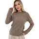 Свитер из натуральной 100% шерсти женский, коричневый Silk KIss Wool Crace, Размер: XXL, изображение 2 Свитер из натуральной 100% шерсти женский, коричневый Silk KIss Wool Crace, Размер: XXL, изображение 2