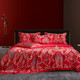 Silk bed linen, made of natural silk, red. Duvet cover, sheet, 2 pillowcases. Eastern temptation. Silk Kiss[100-shelkovaya-naturalnaya-rozovaya-sorochka-samarkand-silk-kiss-samarkand-xs-32-34-1613.jpg]