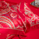 Silk bed linen, made of natural silk, red. Duvet cover, sheet, 2 pillowcases. Eastern temptation. Silk Kiss[100-shelkovaya-naturalnaya-rozovaya-sorochka-samarkand-silk-kiss-samarkand-xs-32-34-1613.jpg]