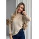 Свитер из натуральной 100% шерсти женский, бежевый Silk KIss Wool Crace, Цвет: Бежевый, Размер: L, изображение 7 Свитер из натуральной 100% шерсти женский, бежевый Silk KIss Wool Crace, Цвет: Бежевый, Размер: L, изображение 7