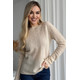 Свитер из натуральной 100% шерсти женский, бежевый Silk KIss Wool Crace, Цвет: Бежевый, Размер: L Свитер из натуральной 100% шерсти женский, бежевый Silk KIss Wool Crace, Цвет: Бежевый, Размер: L