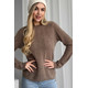 Свитер из натуральной 100% шерсти женский, коричневый Silk KIss Wool Crace, Размер: XXL Свитер из натуральной 100% шерсти женский, коричневый Silk KIss Wool Crace, Размер: XXL