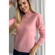 Свитер из натуральной 100% шерсти женский, розовый Silk KIss Wool Pattern, Размер: S, изображение 6 Свитер из натуральной 100% шерсти женский, розовый Silk KIss Wool Pattern, Размер: S, изображение 6