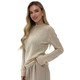 Свитер из натуральной 100% шерсти женский, бежевый Silk KIss Wool Crace, Цвет: Бежевый, Размер: L, изображение 4 Свитер из натуральной 100% шерсти женский, бежевый Silk KIss Wool Crace, Цвет: Бежевый, Размер: L, изображение 4
